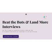 Resume Checker — AI Resume Review and ATS Optimisation Platform